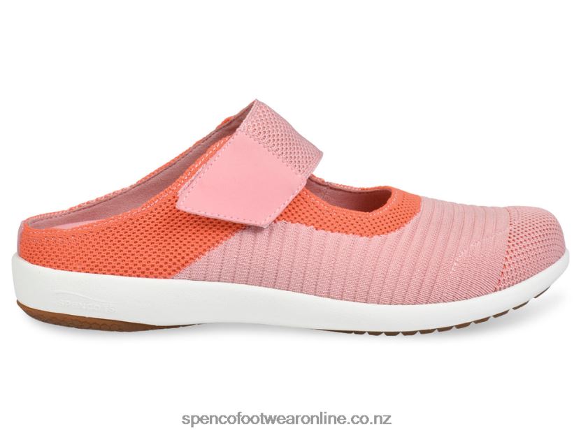 Women Spenco Footwear Magnolia Slide 426V8T647 Living Coral