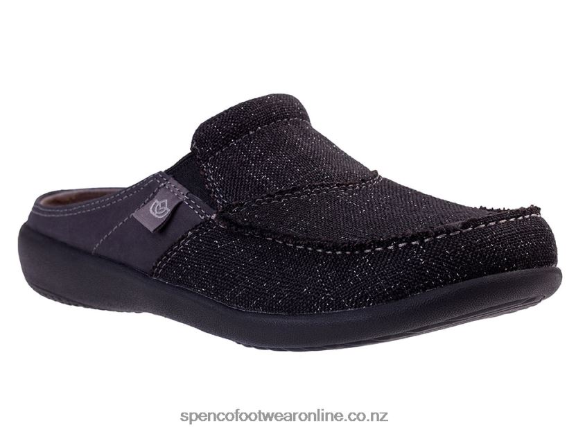 Women Spenco Footwear Siesta Gemstone Slide Classic 426V8T447 Black