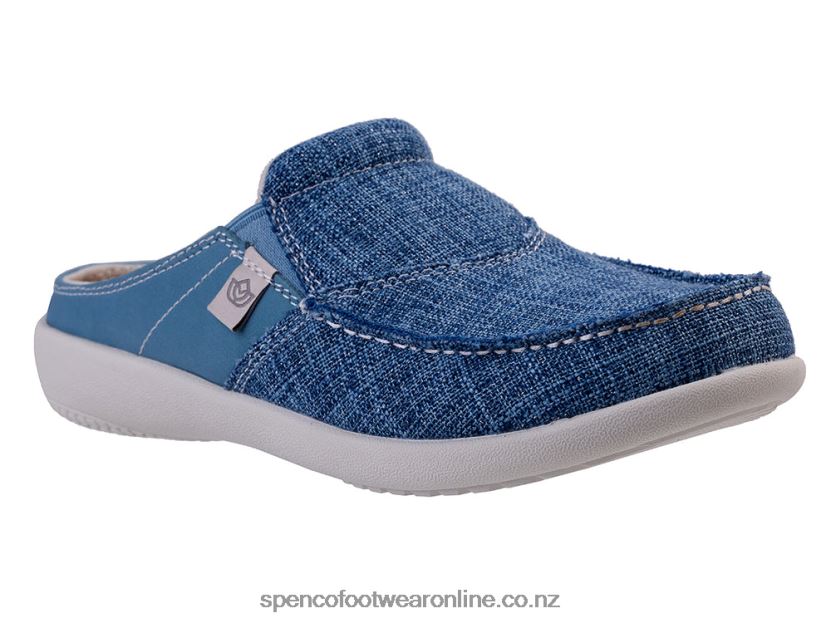 Women Spenco Footwear Siesta Gemstone Slide Seasonal 426V8T444 Classic Blue