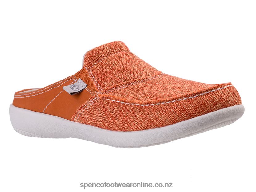 Women Spenco Footwear Siesta Gemstone Slide Seasonal 426V8T445 Clementine