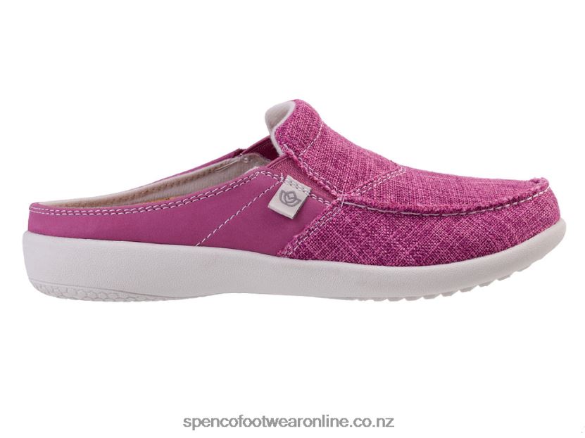 Women Spenco Footwear Siesta Gemstone Slide Seasonal 426V8T446 Festive Fuchsia