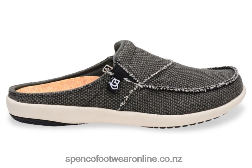 Women Spenco Footwear Siesta Slide 426V8T652 Charcoal