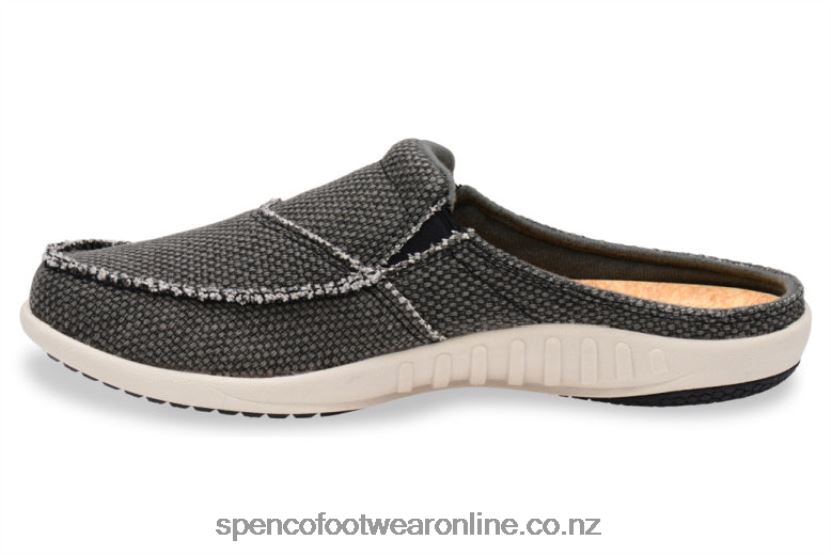 Women Spenco Footwear Siesta Slide 426V8T652 Charcoal