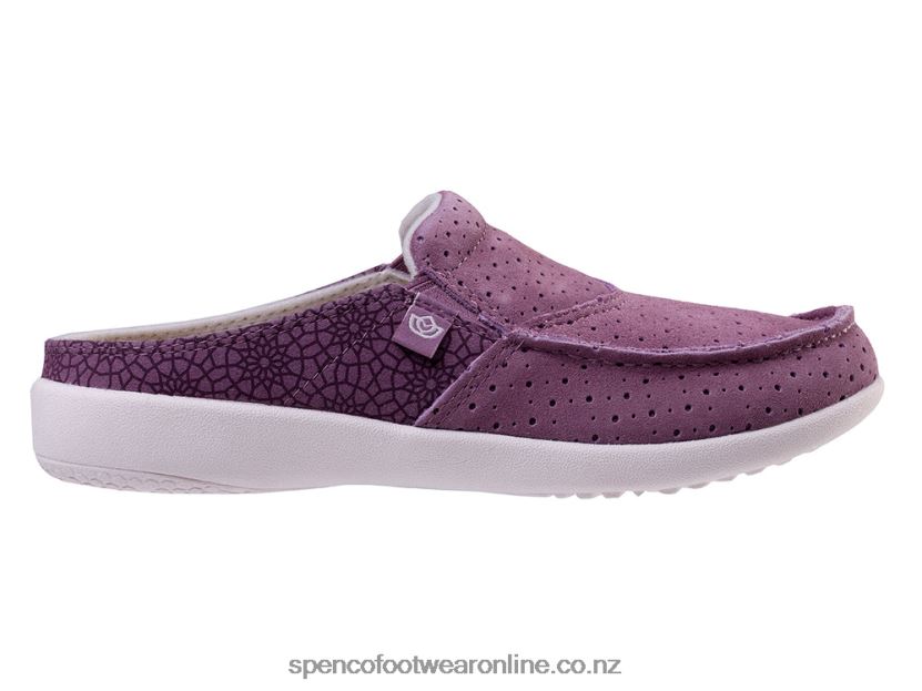 Women Spenco Footwear Siesta Slide Mosaic 426V8T392 Elderberry