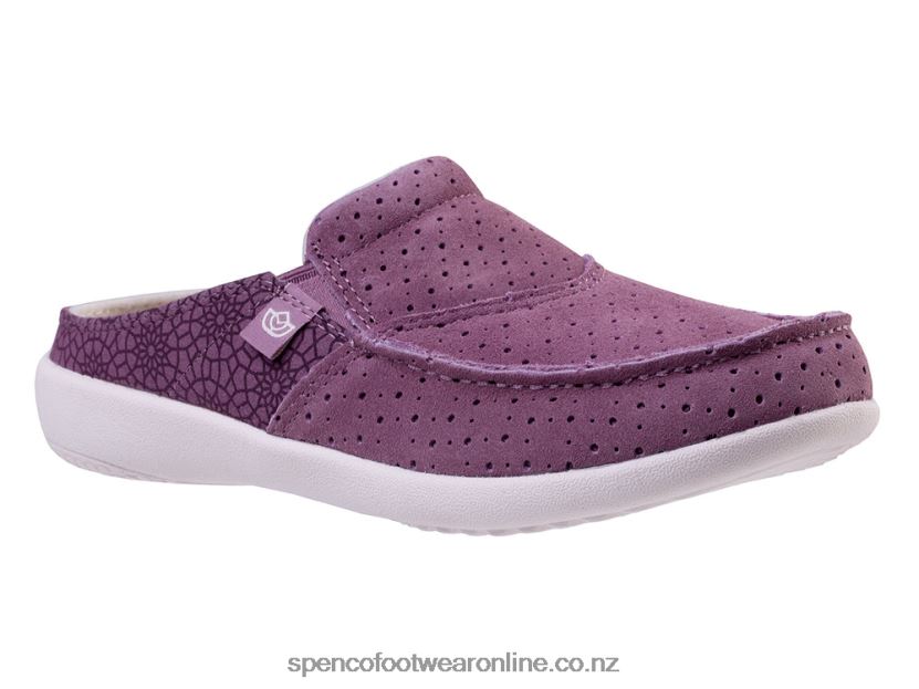 Women Spenco Footwear Siesta Slide Mosaic 426V8T392 Elderberry