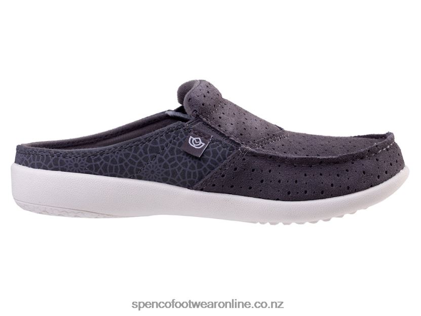 Women Spenco Footwear Siesta Slide Mosaic 426V8T396 Dark Charcoal