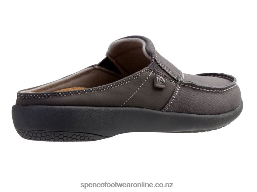 Women Spenco Footwear Siesta Spring Slide 426V8T298 Dark Charcoal