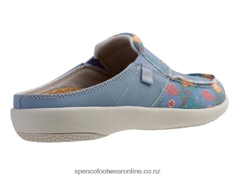 Women Spenco Footwear Siesta Spring Slide 426V8T301 Blue Fog