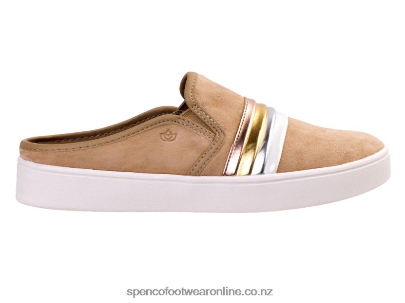 Women Spenco Footwear St. Barts Slide 426V8T387 Tan