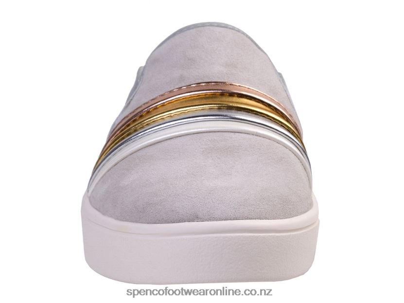 Women Spenco Footwear St. Barts Slide 426V8T389 Light Grey