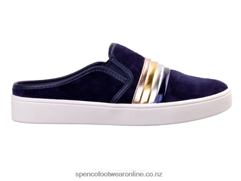 Women Spenco Footwear St. Barts Slide 426V8T390 Navy
