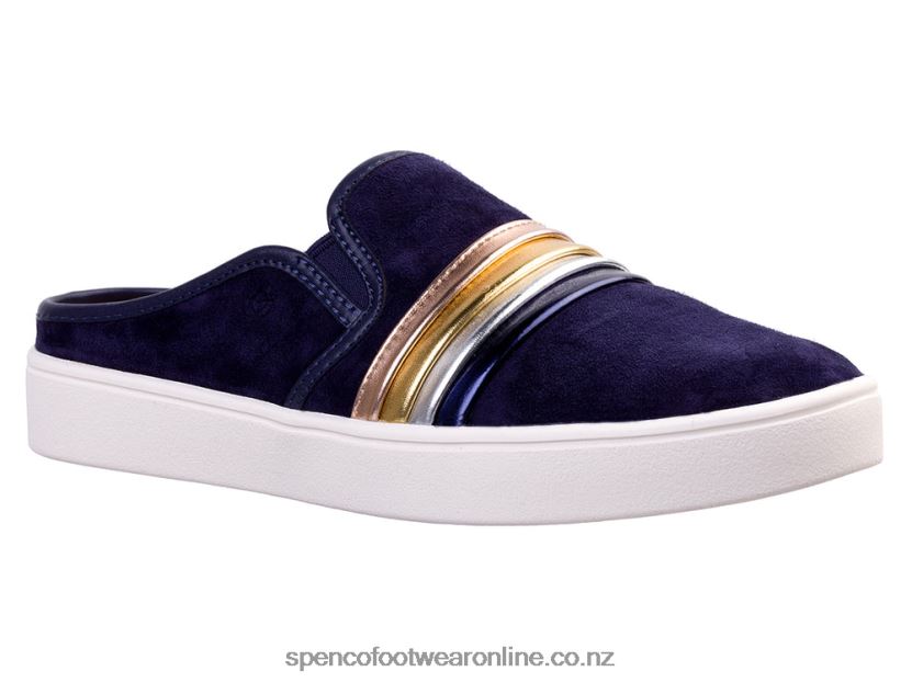 Women Spenco Footwear St. Barts Slide 426V8T390 Navy