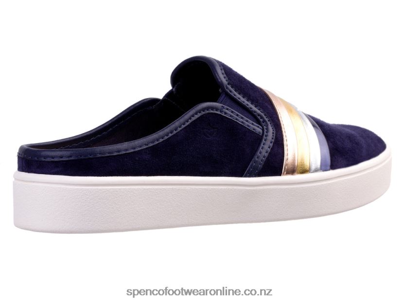 Women Spenco Footwear St. Barts Slide 426V8T390 Navy