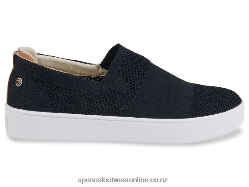 Women Spenco Footwear Bahama Slip-On 426V8T599 Black