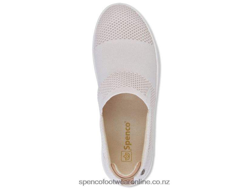 Women Spenco Footwear Bahama Slip-On 426V8T600 Cream