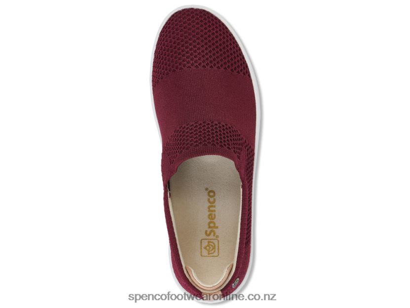 Women Spenco Footwear Bahama Slip-On 426V8T601 Merlot