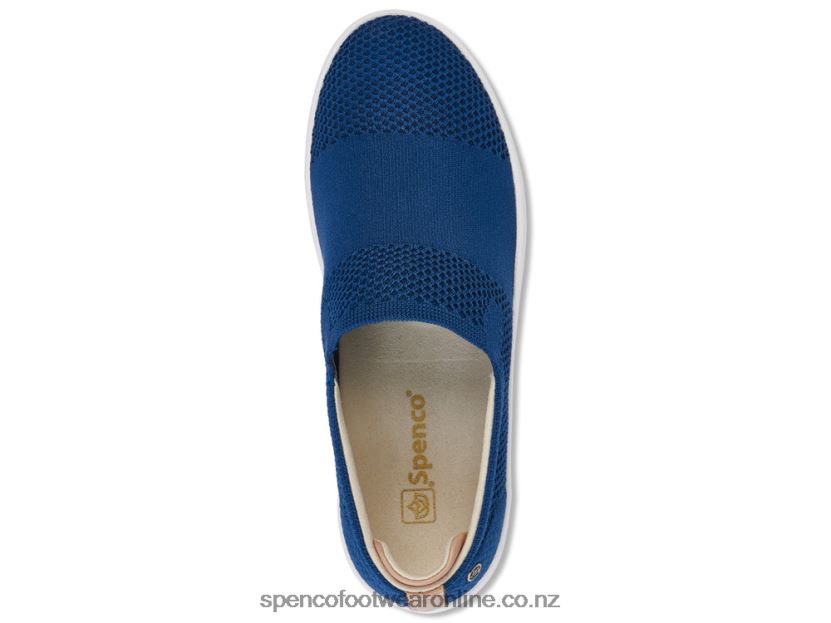 Women Spenco Footwear Bahama Slip-On 426V8T602 Patriot Blue