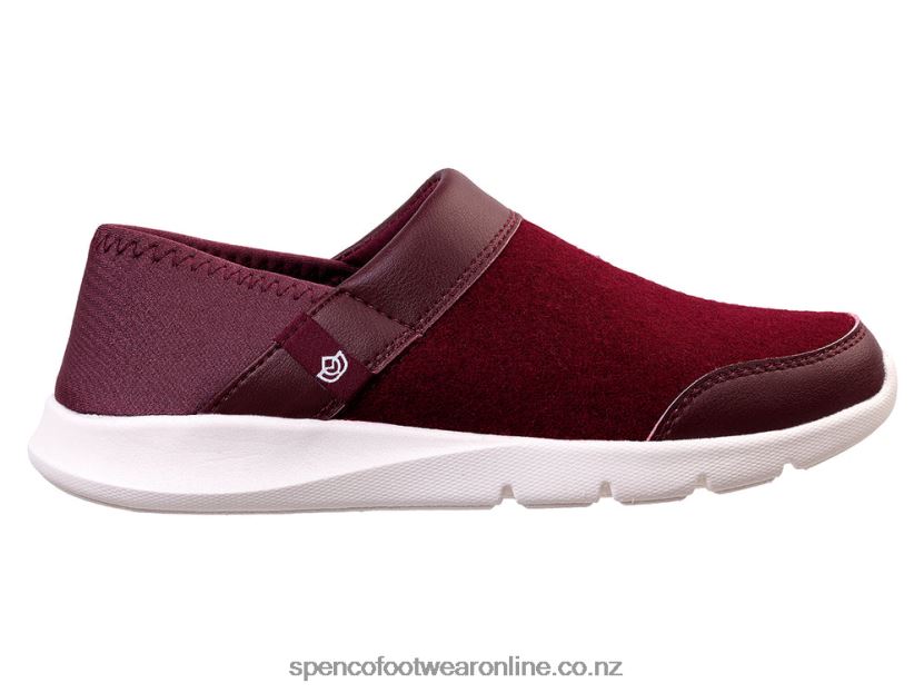 Women Spenco Footwear Cabriolet Slip-on 426V8T435 Burgundy