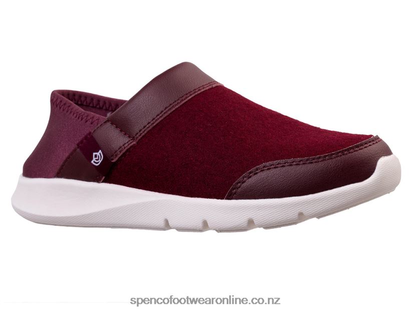 Women Spenco Footwear Cabriolet Slip-on 426V8T435 Burgundy