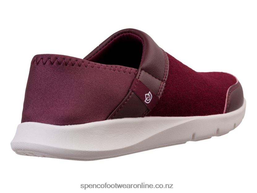 Women Spenco Footwear Cabriolet Slip-on 426V8T435 Burgundy