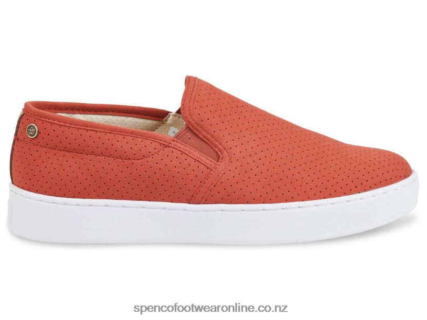 Women Spenco Footwear Celine Slip-On 426V8T613 Burnt Brick