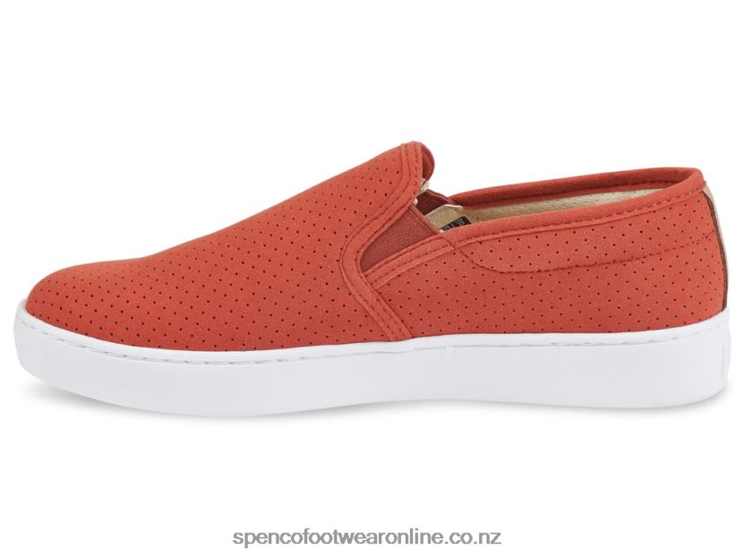 Women Spenco Footwear Celine Slip-On 426V8T613 Burnt Brick