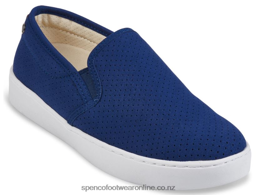 Women Spenco Footwear Celine Slip-On 426V8T614 Patriot Blue
