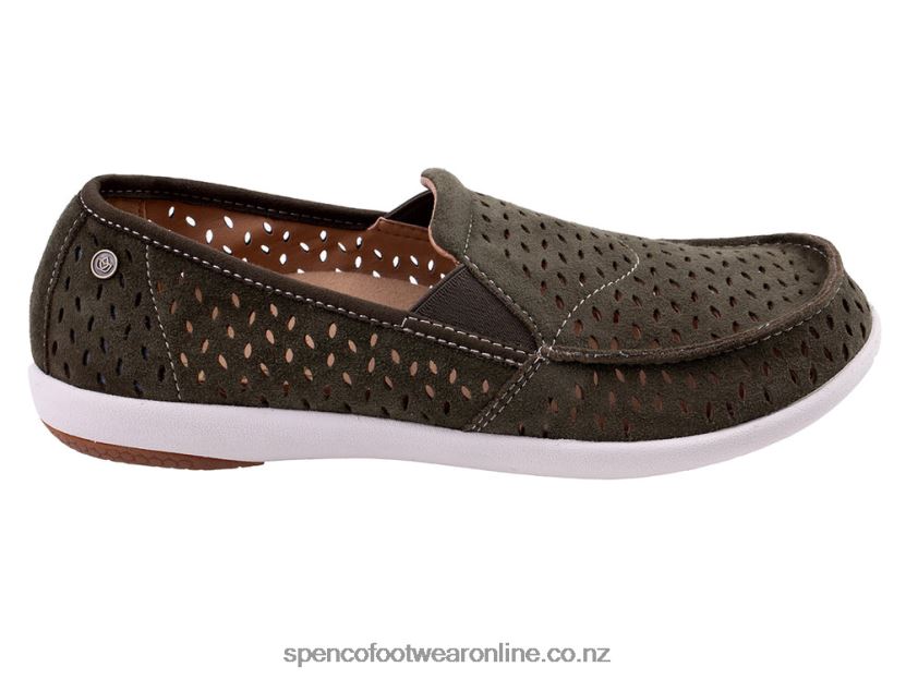 Women Spenco Footwear Equinox Slip-On 426V8T542 Olive Night