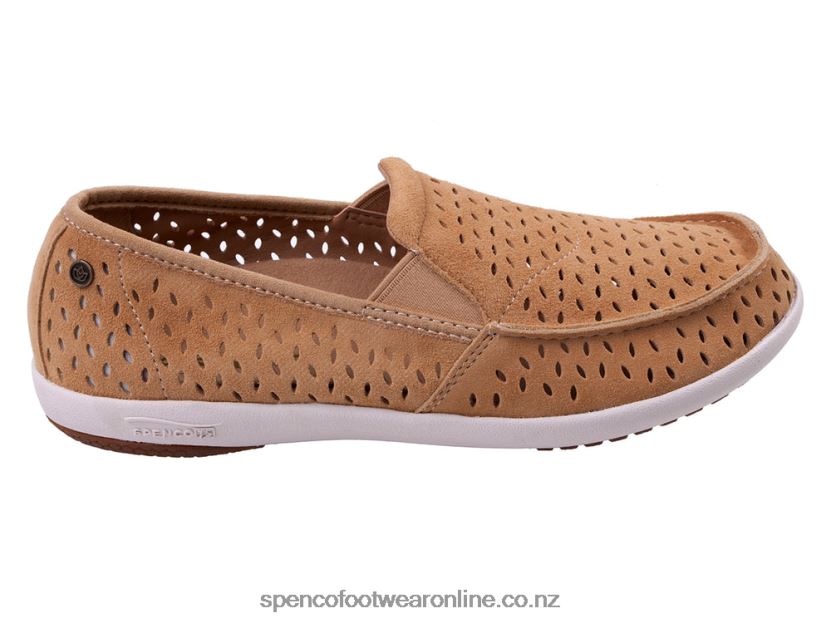 Women Spenco Footwear Equinox Slip-On 426V8T543 Tan