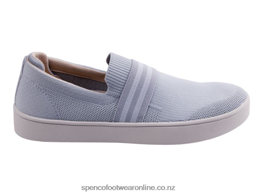 Women Spenco Footwear Marine Slip-On 426V8T578 Glacier Grey