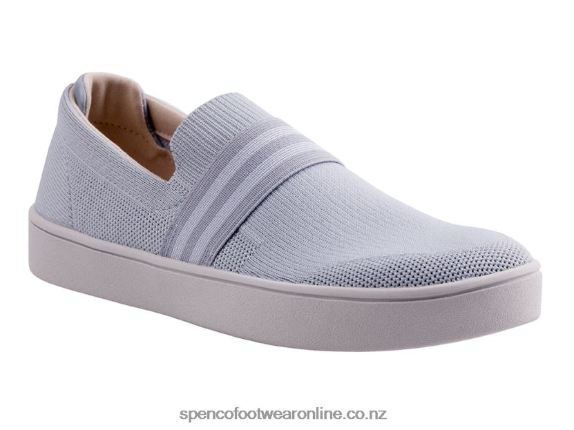 Women Spenco Footwear Marine Slip-On 426V8T578 Glacier Grey
