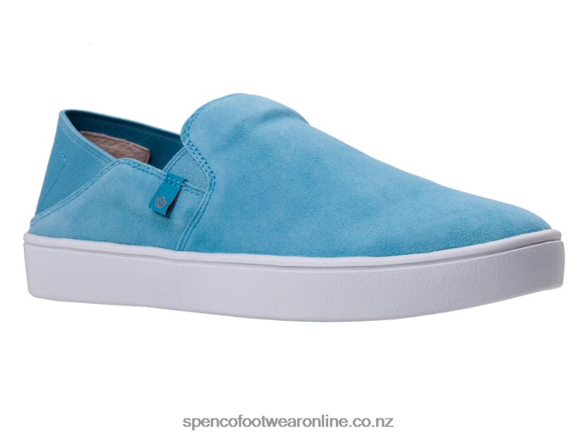 Women Spenco Footwear Saylor Slip-On 426V8T367 Aqua Sea