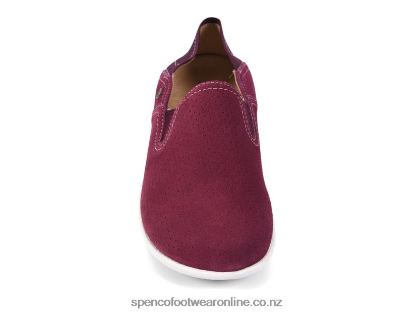 Women Spenco Footwear Sterling Convertible Slip-On 426V8T604 Burgundy
