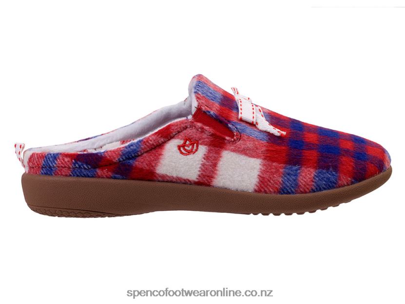Women Spenco Footwear Aberdeen Slipper 426V8T736 Red