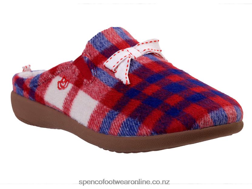 Women Spenco Footwear Aberdeen Slipper 426V8T736 Red