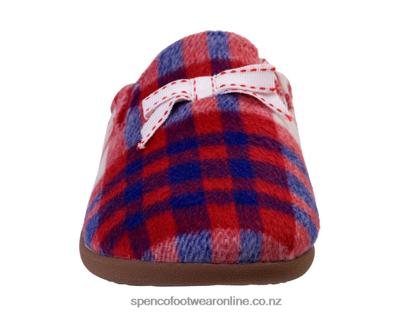 Women Spenco Footwear Aberdeen Slipper 426V8T736 Red