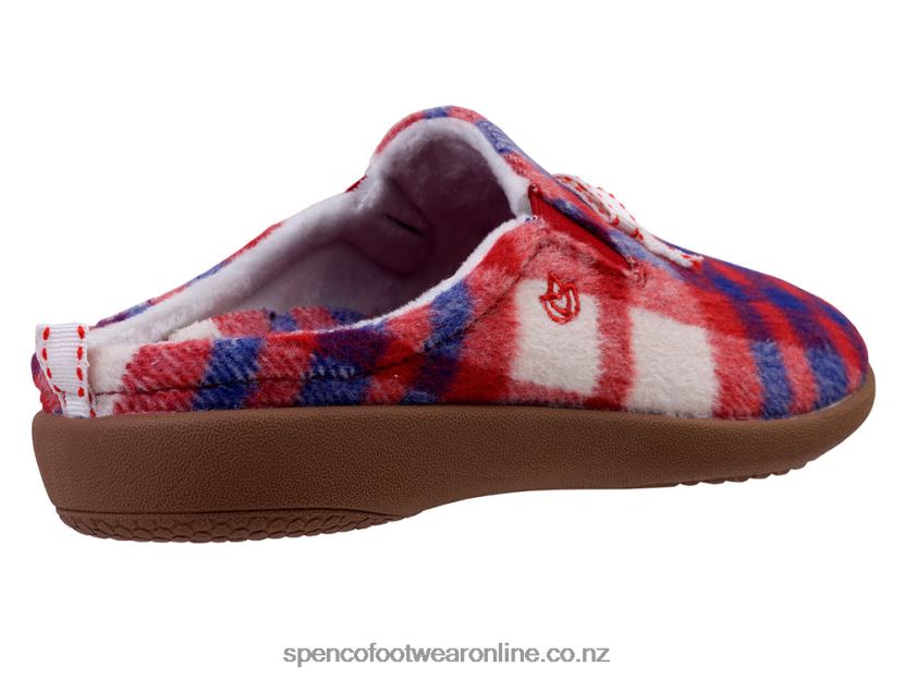 Women Spenco Footwear Aberdeen Slipper 426V8T736 Red