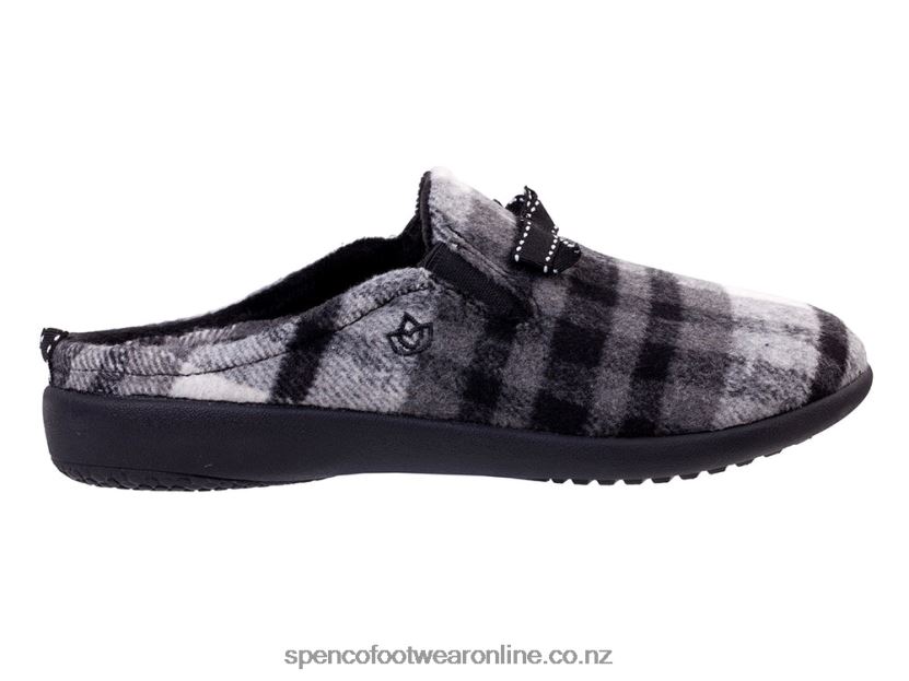 Women Spenco Footwear Aberdeen Slipper 426V8T737 Black