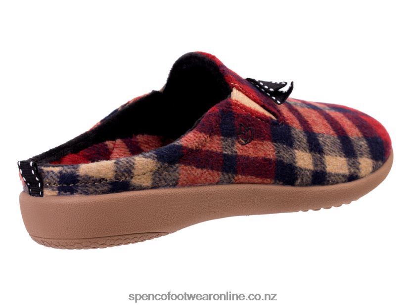 Women Spenco Footwear Aberdeen Slipper 426V8T738 Brown