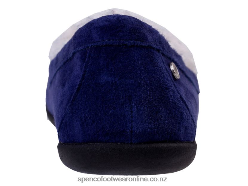 Women Spenco Footwear Balboa Rhinestone 426V8T729 Navy