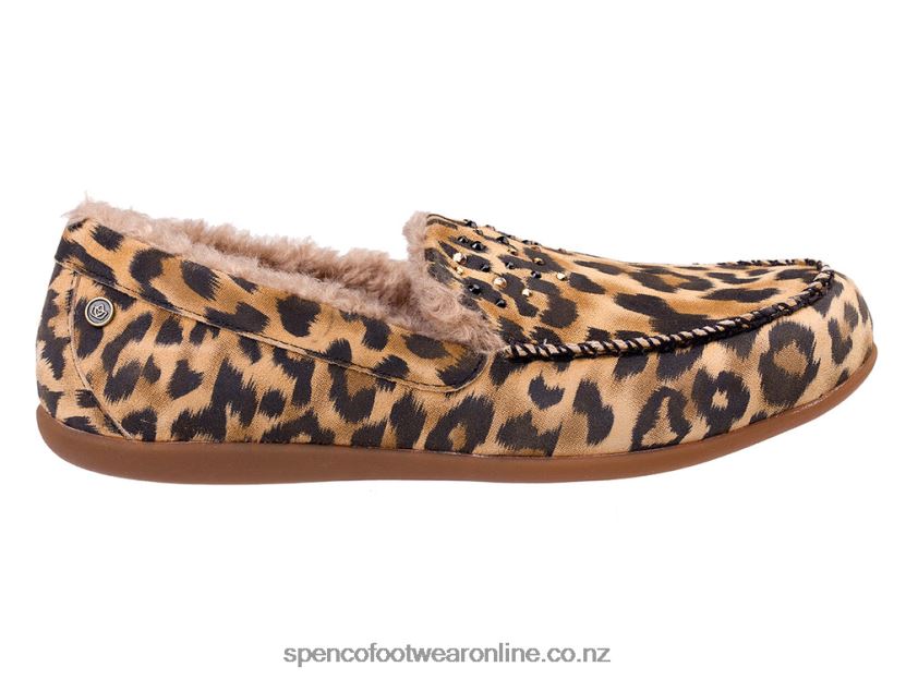 Women Spenco Footwear Balboa Rhinestone 426V8T734 Leopard