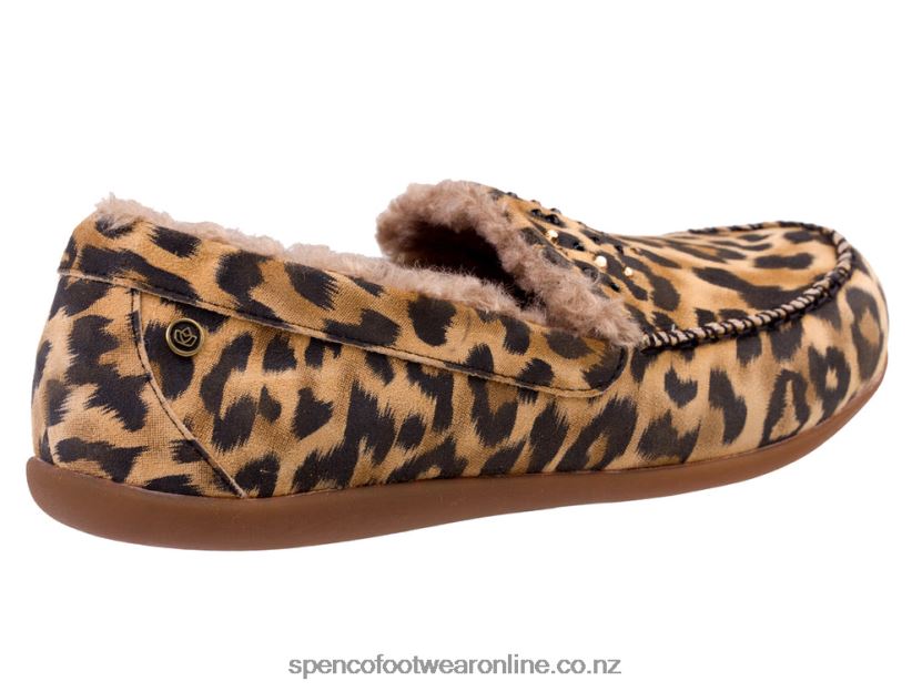 Women Spenco Footwear Balboa Rhinestone 426V8T734 Leopard