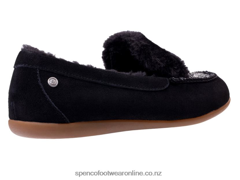 Women Spenco Footwear Birch Tweed Slipper 426V8T673 Black