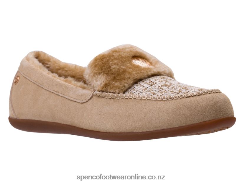 Women Spenco Footwear Birch Tweed Slipper 426V8T675 Tan