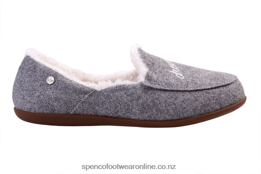 Women Spenco Footwear Dreamy Slipper Classic 426V8T743 Grey