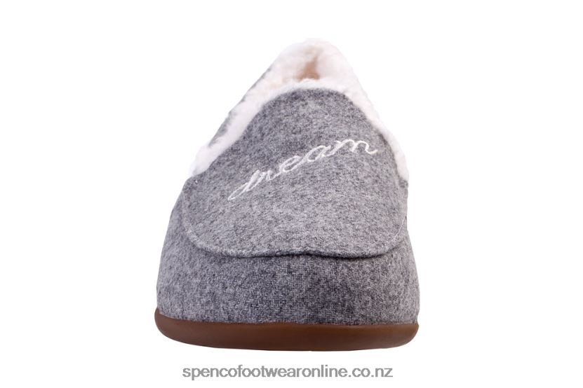 Women Spenco Footwear Dreamy Slipper Classic 426V8T743 Grey