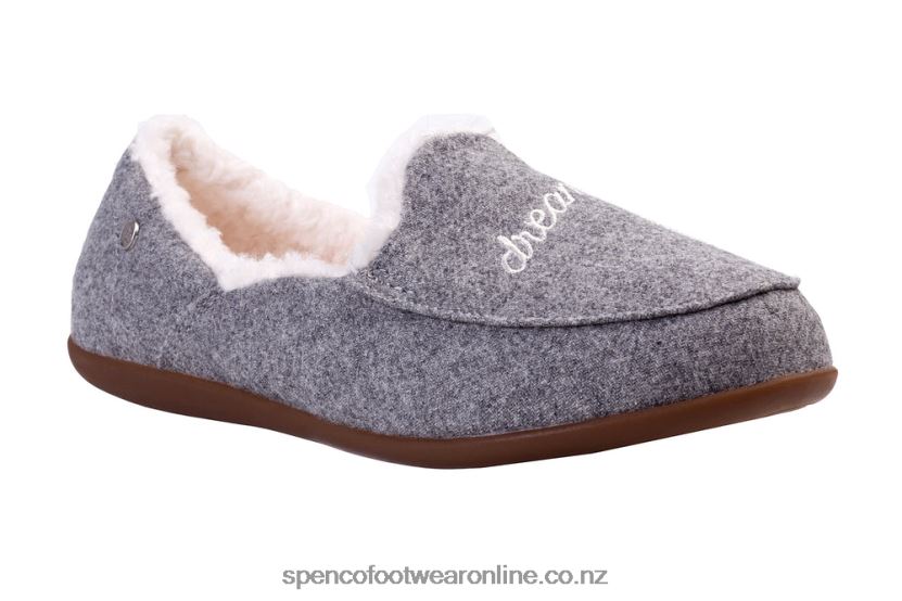 Women Spenco Footwear Dreamy Slipper Classic 426V8T743 Grey