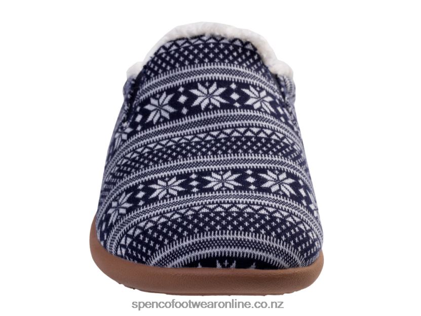 Women Spenco Footwear Dundee Fair Isle 426V8T676 Navy