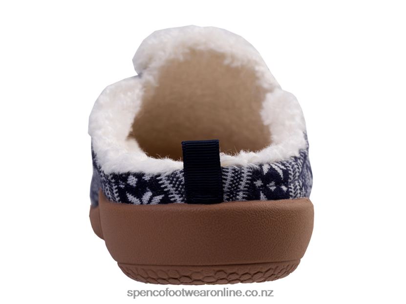 Women Spenco Footwear Dundee Fair Isle 426V8T676 Navy