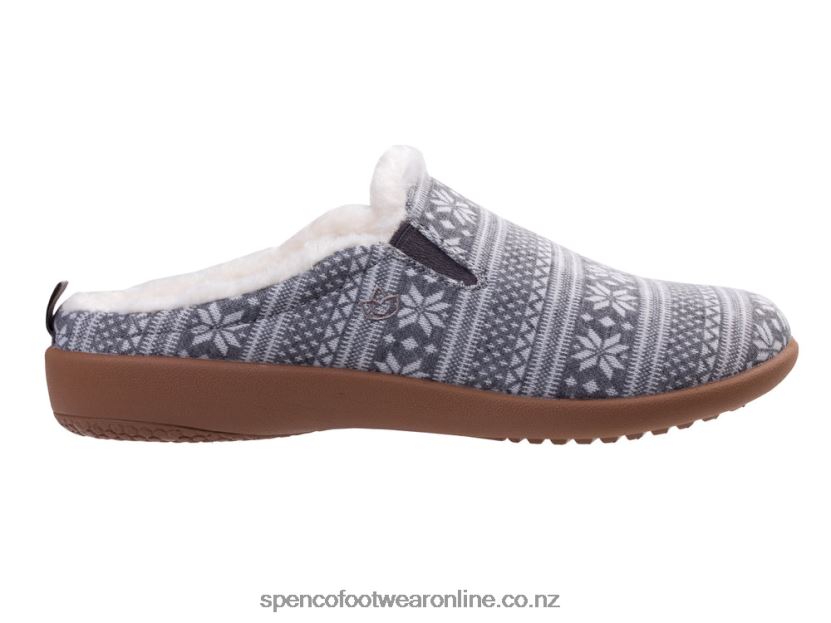 Women Spenco Footwear Dundee Fair Isle 426V8T680 Grey